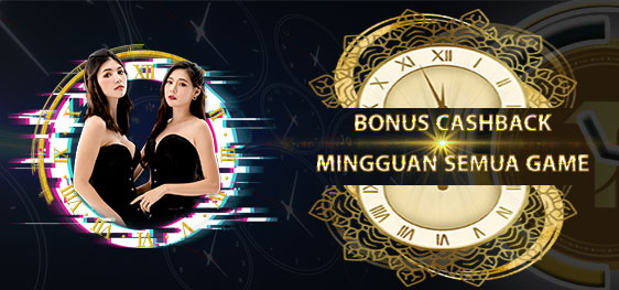 Bonus CashBack Mingguan Semua Game